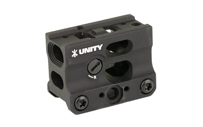 Unity Tactical FAST Micro-SB, Red Dot Mount, 2.26" Optical Height, Compatible with CompM5s/CompM5b/Duty RDS Footprints, Anodized Finish, Black FST-MSBB