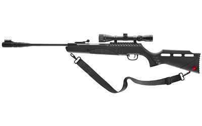 Umarex Targis Hunter Max Air Rifle, Break Barrel, .22 Pellet, 800 Feet Per Second, Matte Finish, Black, Included 3-9X32mm Scope, Nucleus Rail, Single Shot, Silencair Non-Removable Suppressor 2244241