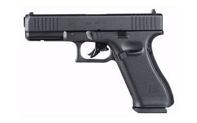 Umarex Glock 17, Semi-Automatic CO2 Air Pistol, 177 BB, 4.5" Barrel, 350 Feet Per Second, Matte Finish, Black, 20 Rounds 2255214