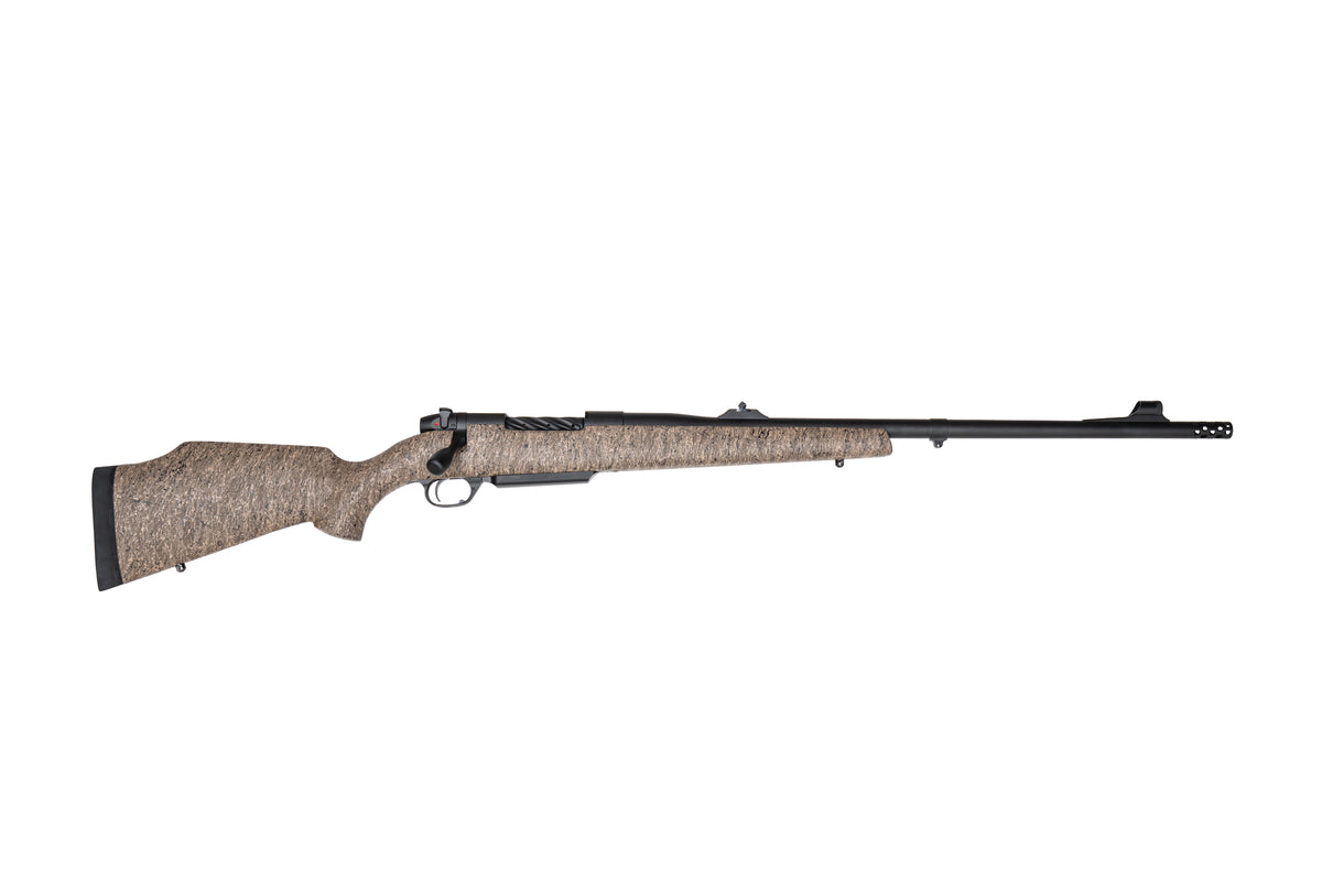 Weatherby MDG02N460WR6B Mark V DGR 460 Wthby Mag 24" Graphite Black Cerakote Graphite Black Barrel & Steel Drilled & Tapped Receiver, Monte Carlo w/Raised Comb Fiberglass Stock
