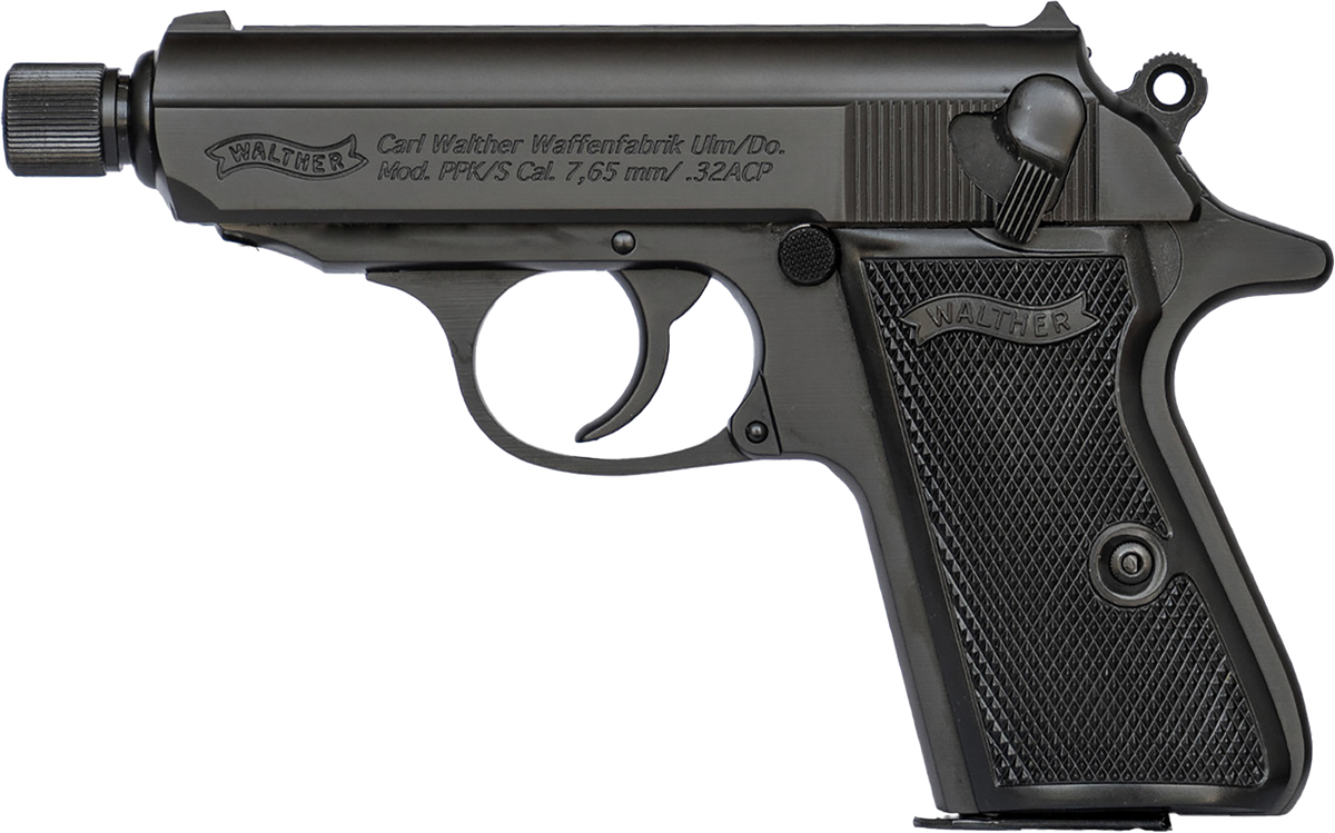 Walther Arms PPK/S 32 ACP 7+1 3.30" Black