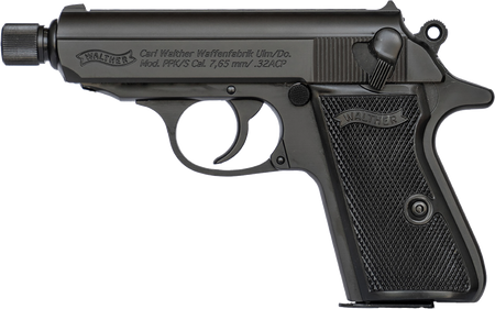 Walther Arms PPK/S 32 ACP 7+1 3.30" Black