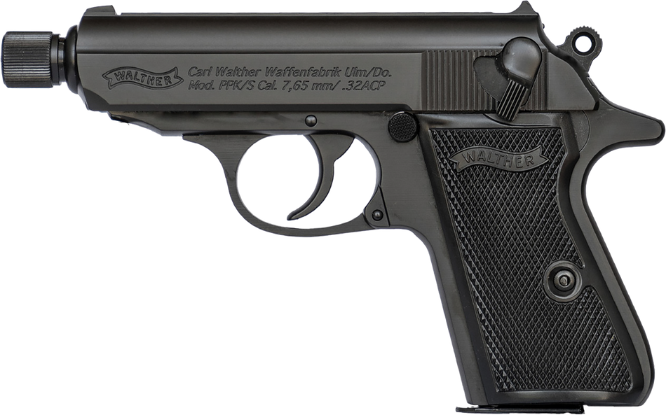 Walther Arms PPK/S 32 ACP 7+1 3.30" Black