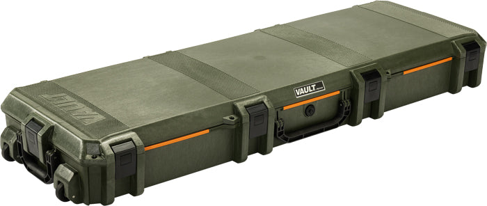 PELICAN VAULT DOUBLE RIFLE CASE W/ WHEELS/FOAM 53" ODG