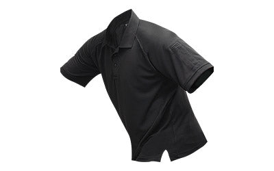 Vertx Coldblack Short Sleeve Polo Shirt, Black, Polyester, 2XL F1 VTX4000P BK 2XL