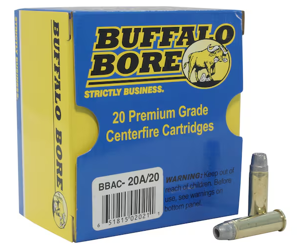 Buffalo Bore .38 Special +P Strictly Business 158gr Soft Cast HP Ammo