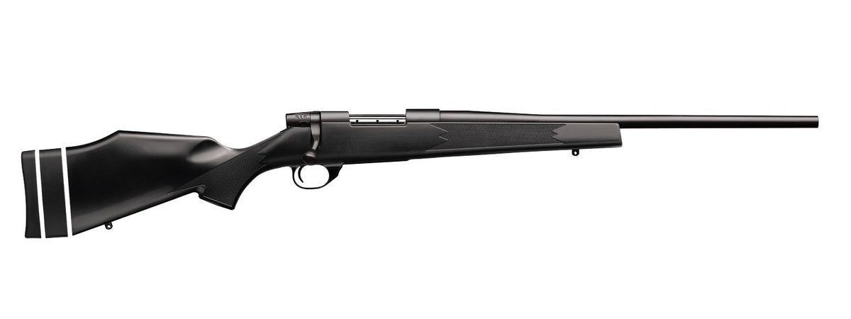 Weatherby VYT65CMR0T Vanguard Synthetic Compact 6.5 Creedmoor 4+1 20" Matte Blued #1 Threaded Barrel, Matte Blued Drilled & Tapped Steel Receiver, Black Adjustable Synthetic Stock