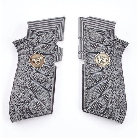 Wilson Combat EDC X9 Handgun Grips Aggressive Starburst Grey/Black