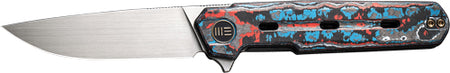 WE KNIFE NAVO 3.25" NEBULA FAT CARBON FIBER/SATIN LINER LOCK