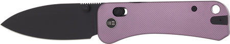 WE KNIFE BANTER 2 2.87" PURPLE ALUMINUM/BLK STNWASH CROSSBAR