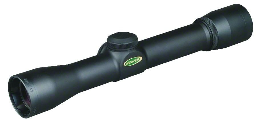 Weaver Classic Scout Rifle Scope - 4x28mm Dual-X Reticle Black Matte