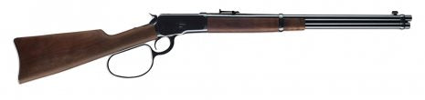 Winchester Guns 534190124 Model 1892 Large Loop Carbine 44 Rem Mag 10+1 Cap 20" Brushed Polish Blued Rec/Barrel Satin Walnut Fixed Straight Grip Stock Right Hand (Full Size)