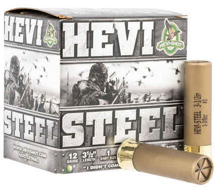 HEVI-Shot HEVI-Steel 12 Gauge 3.5" 1 3/8 oz #1 Shot