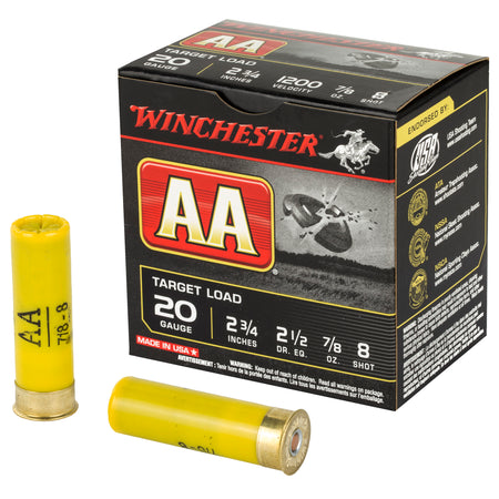 Winchester AA Target Load 20 Gauge 2.75'' 7/8 oz #8 Shot