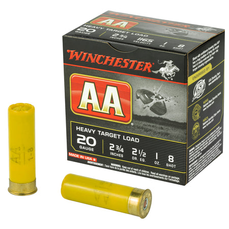 Winchester AA Heavy Target Load 20 Gauge 2.75'' 1 oz #8 Shot