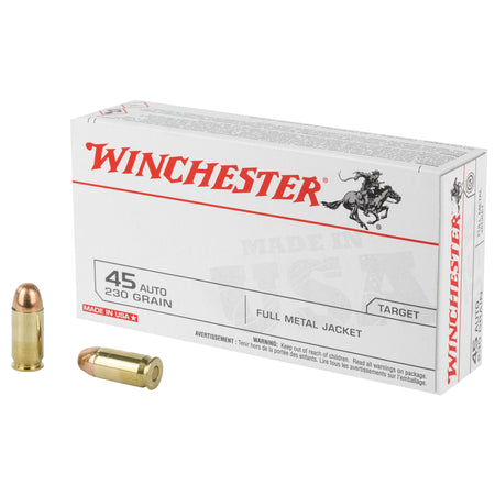 Winchester .45 ACP USA 230gr FMJ Ammo