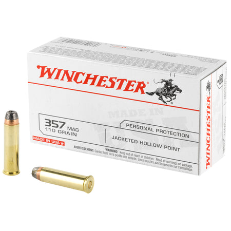 Winchester Q4204 USA Jacketed Hollow Point 110 Grain .357 Magnum 1295 fps