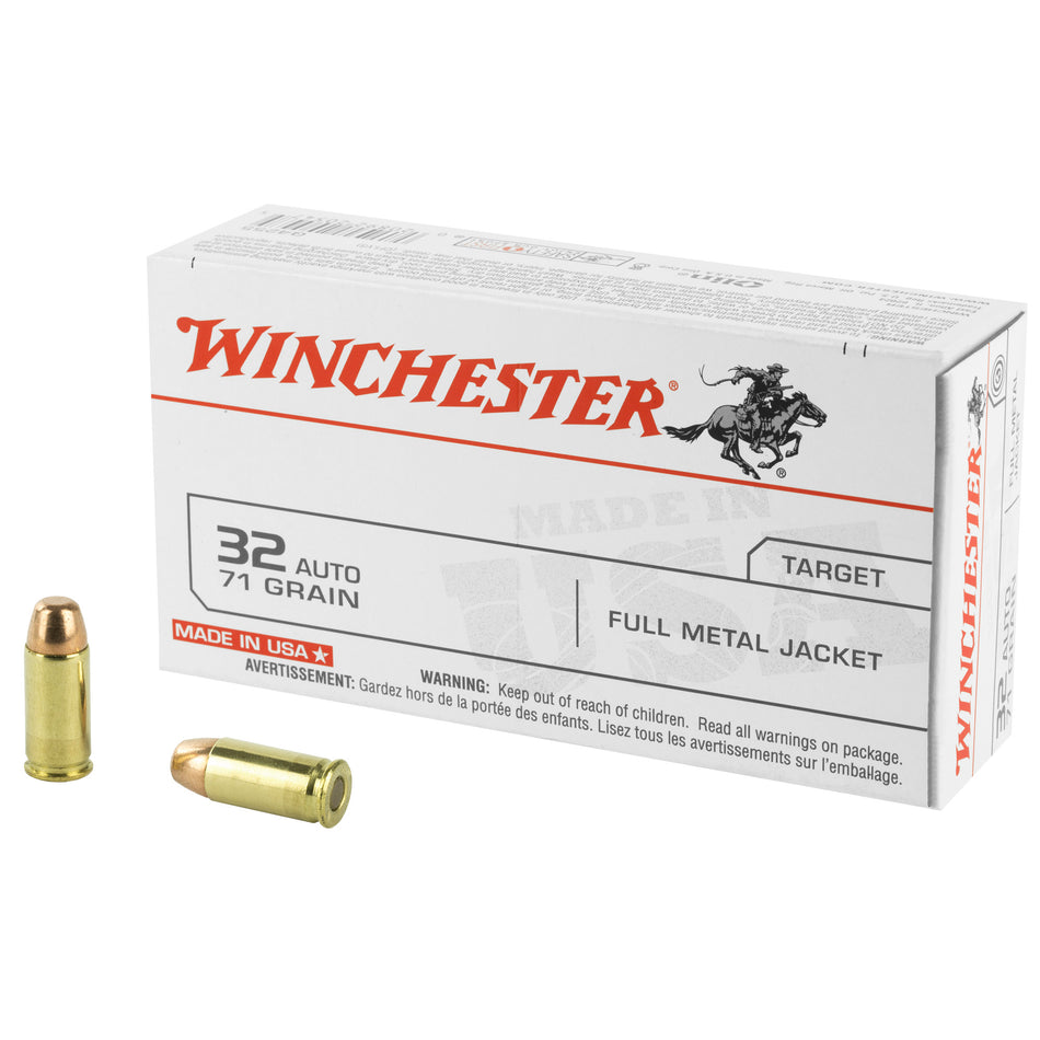 Winchester .32 ACP USA 71gr FMJ Ammo