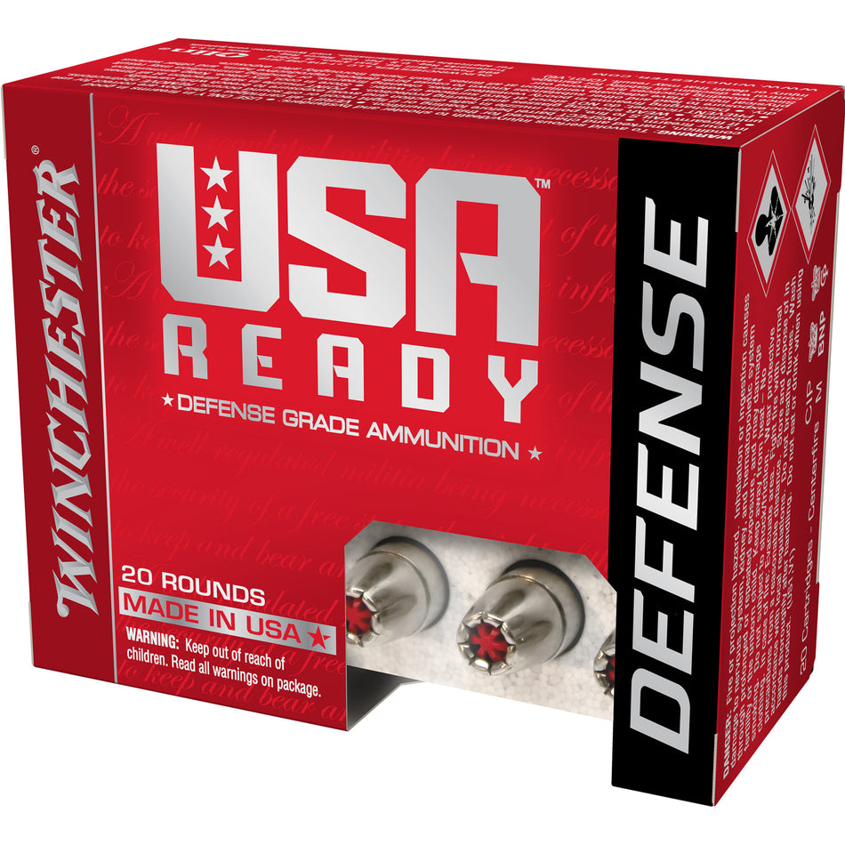 Winchester 10mm Auto USA Ready 180gr FMJ FN Ammo