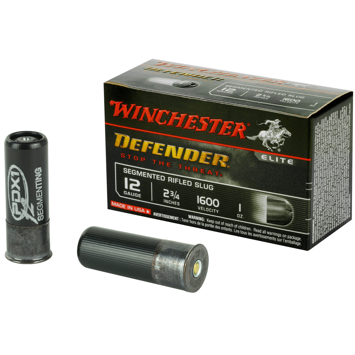 Winchester Defender 12 Gauge 2 3/4'' 1 oz Rifled Slug