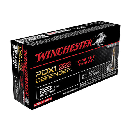 Winchester .223 Remington PDX1 Defender 60gr JHP Ammo