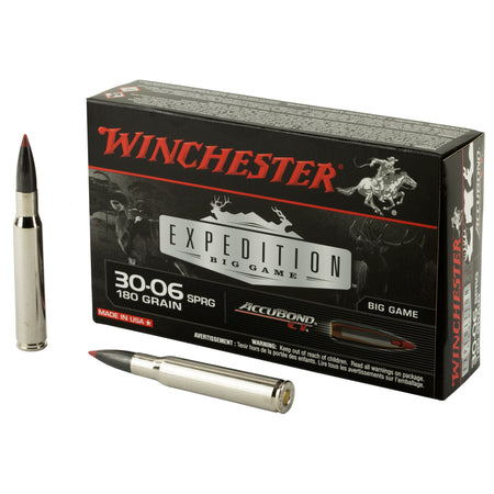 Winchester .30-06 Springfield Expedition Big Game 180gr PolyTip Ammo