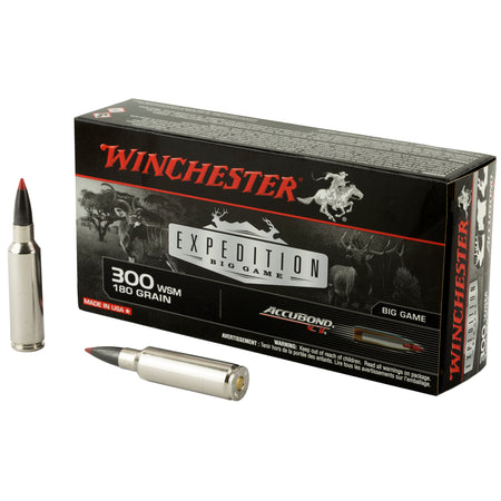 Winchester .300 WSM Expedition Big Game 180gr PolyTip Ammo