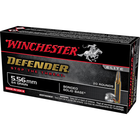 Winchester 5.56x45mm NATO Defender 64gr BHP Ammo