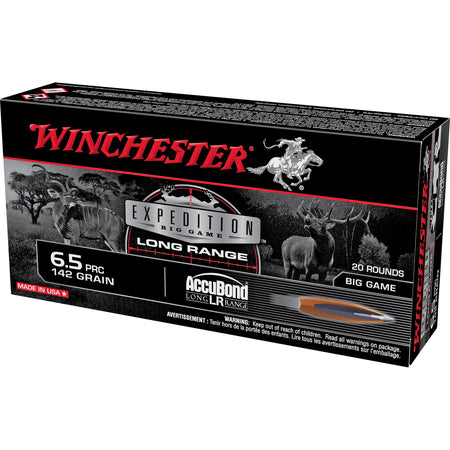Winchester 6.5 PRC Expedition Big Game 142gr PolyTip Ammo