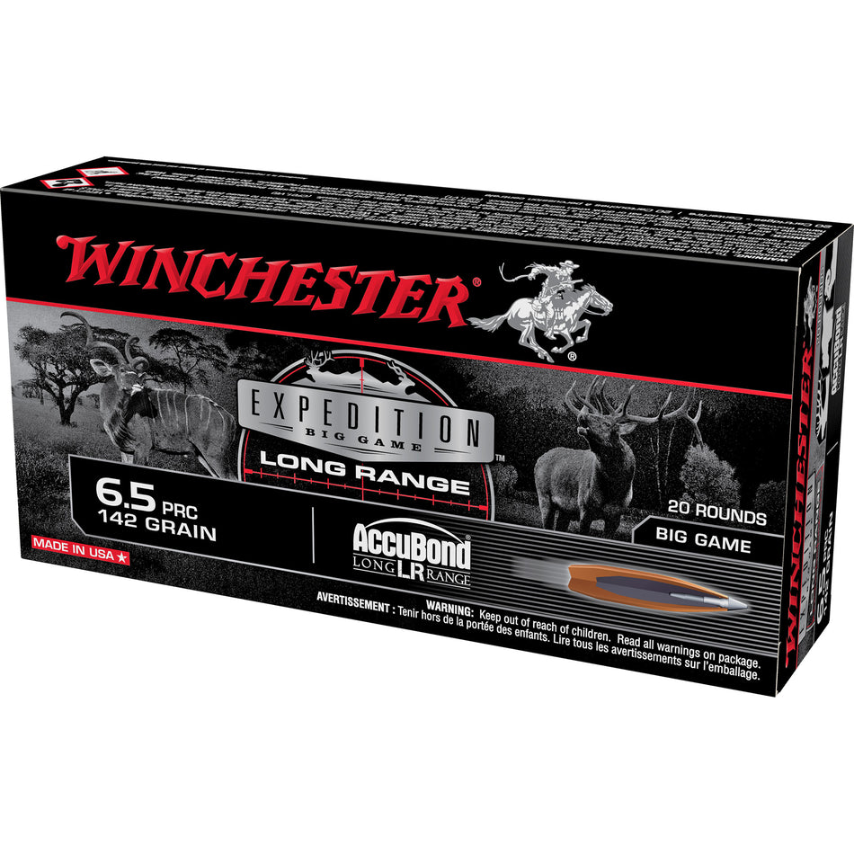 Winchester 6.5 PRC Expedition Big Game 142gr PolyTip Ammo