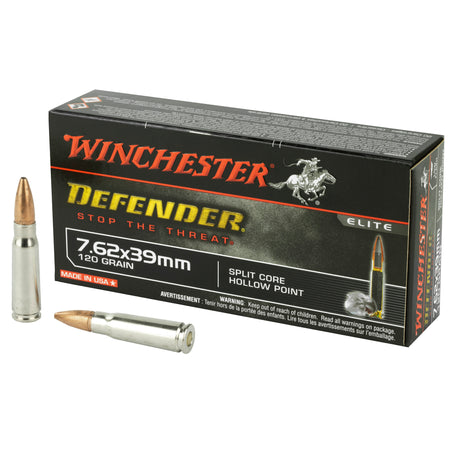 Winchester 7.62x39mm PDX1 Defender 120gr JHP Ammo