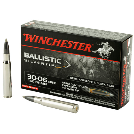 Winchester .30-06 Springfield Ballistic Silvertip 150gr Polymer Tip Ammo