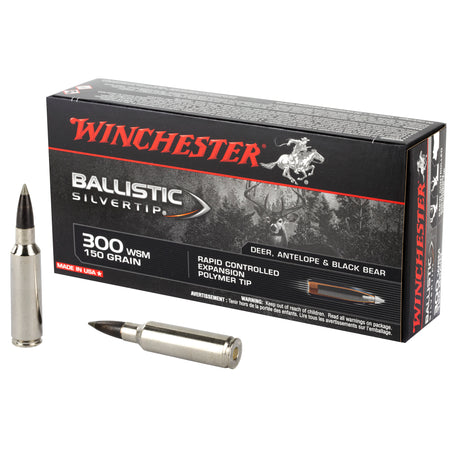 Winchester .300 WSM Ballistic Silvertip 150gr PolyTip Ammo