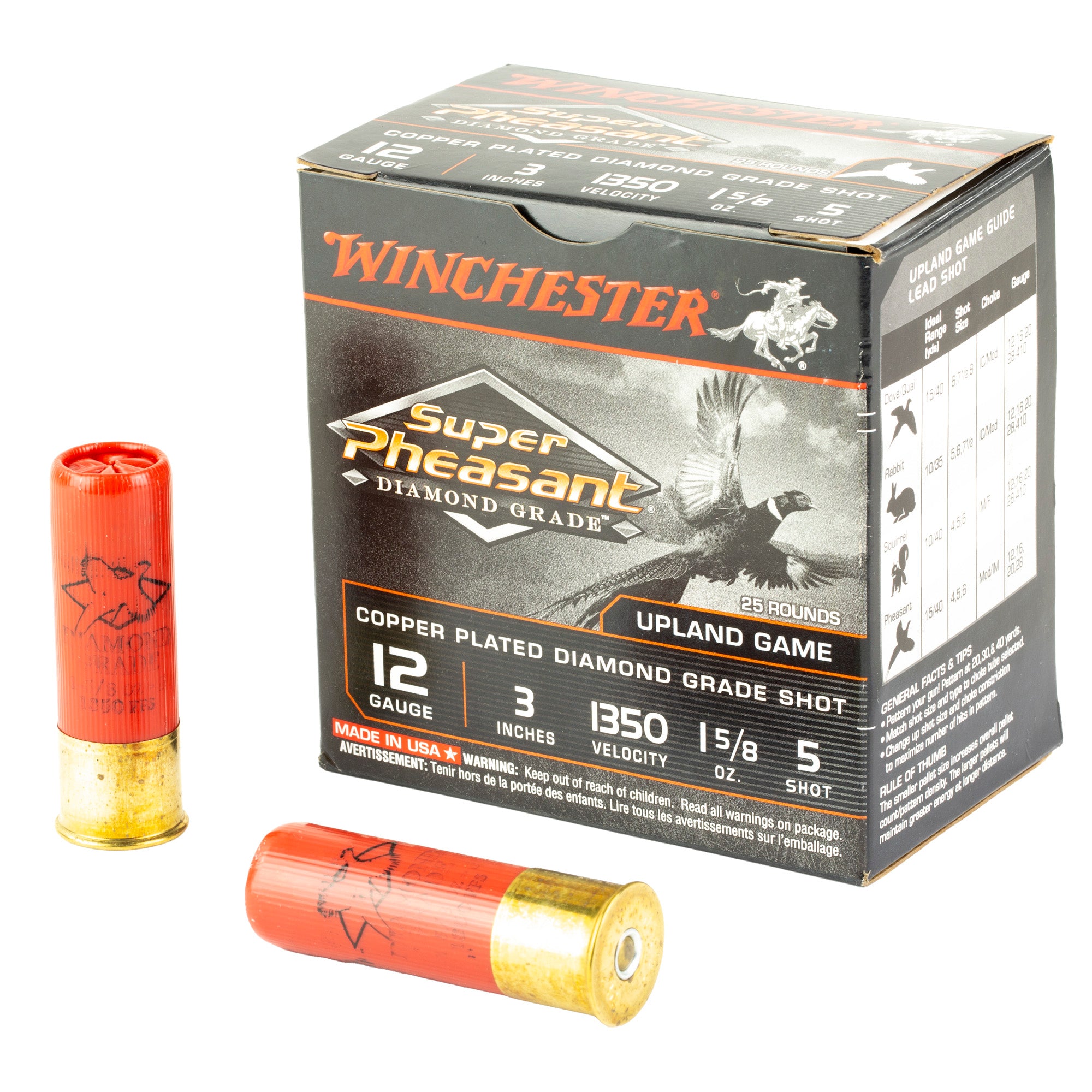 Winchester Super Pheasant Diamond Grade 12 Gauge 3" 1 5/8 oz #5 Shot