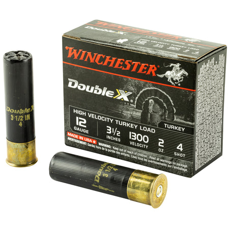 Winchester Double X High Velocity Turkey 12 Gauge 3 1/2" 2 oz #4 Shot