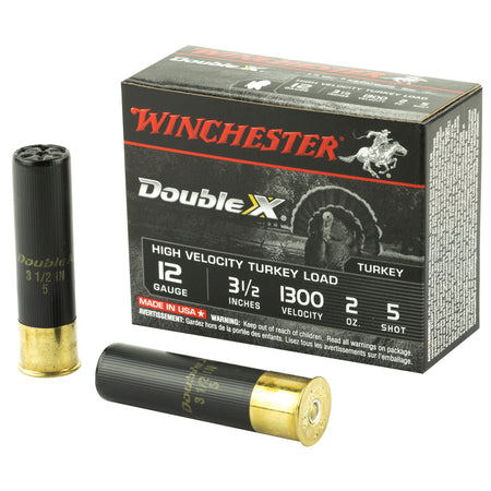 Winchester Double X High Velocity Turkey 12 Gauge 3 1/2" 2 oz #5 Shot