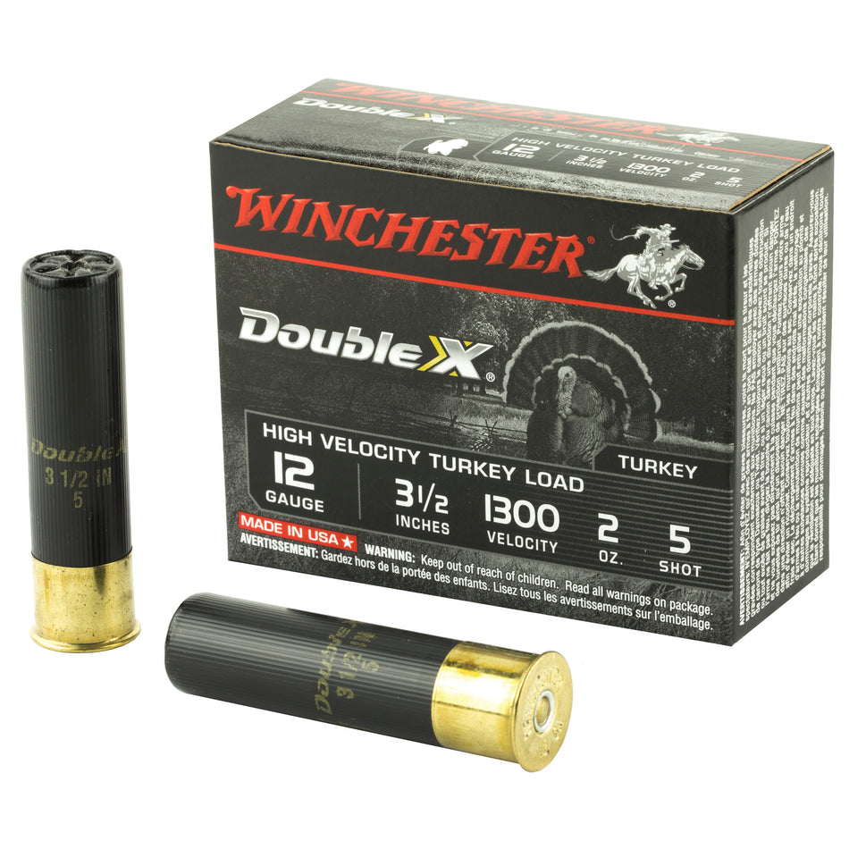 Winchester Double X High Velocity Turkey 12 Gauge 3 1/2" 2 oz #5 Shot