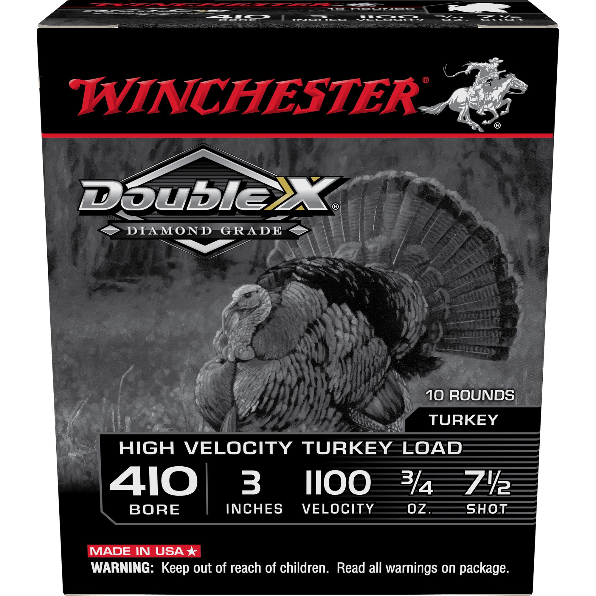 Winchester Double X High Velocity Turkey Load Diamond Grade Turkey .41 ...