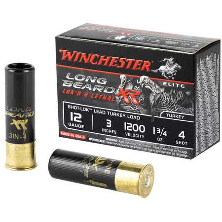 Winchester Long Beard XR Shot-Lok 12 Gauge 3" 1 3/4 oz #4 Shot