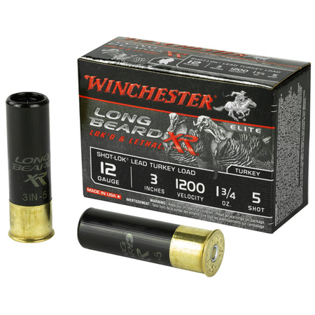 Winchester STLB1235 Long Beard XR Shot-Lok 12 Gauge 3" 1-3/4oz #5 1200 fps