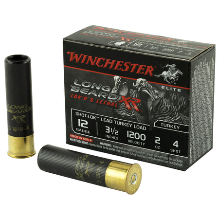 Winchester Long Beard XR Shot-Lok 12 Gauge 3 1/2" 2 oz #4 Shot
