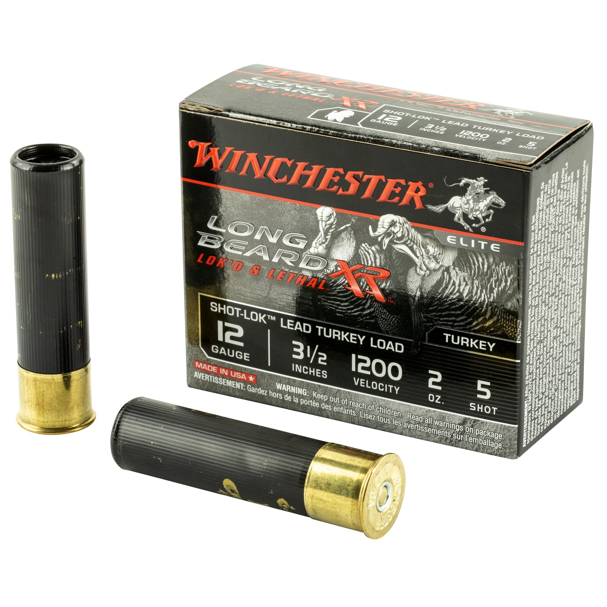 Winchester Long Beard XR Shot-Lok 12 Gauge 3 1/2" 2 oz #5 Shot
