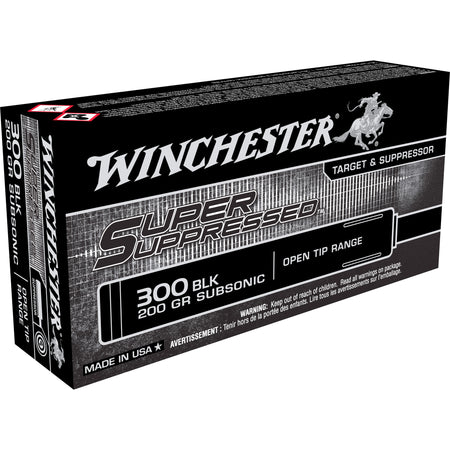 Winchester .300 AAC Blackout Super Suppressed 200gr OTM Ammo
