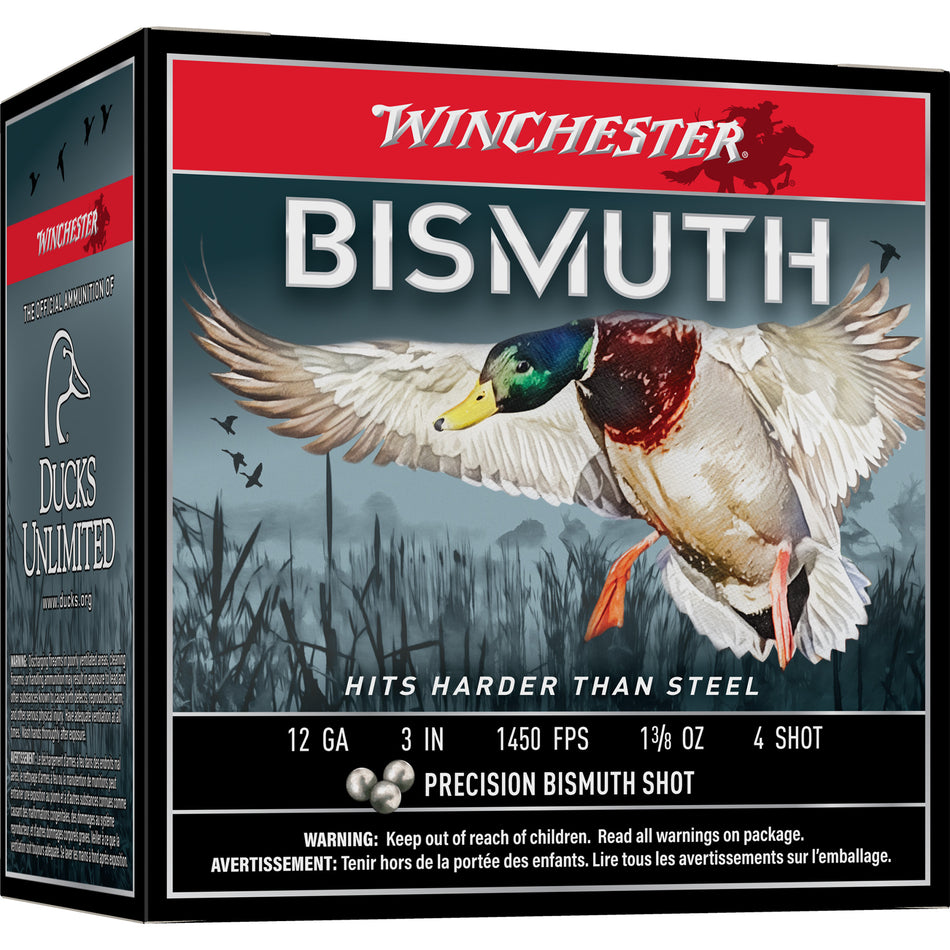 Winchester Bismuth 12 Gauge 3" 1 3/8 oz #4 Shot