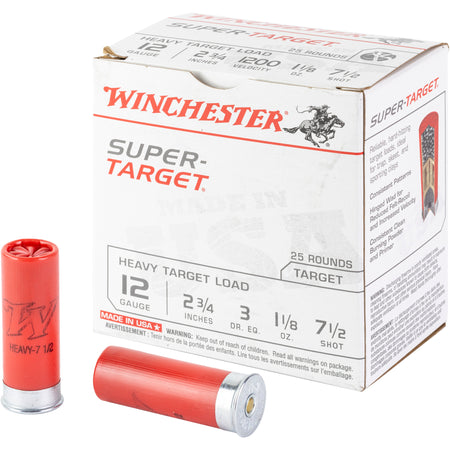 Winchester Super Target Heavy Load 12 Gauge 2.75'' 1 1/8 oz #7.5 Shot
