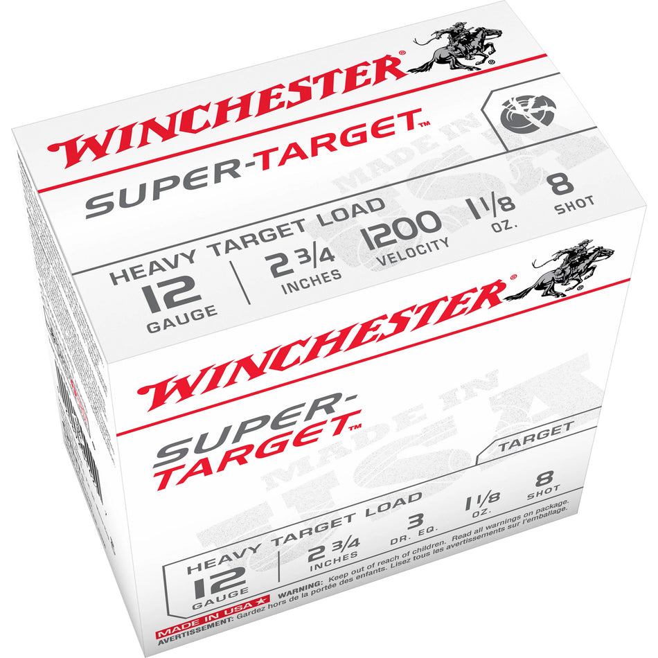 Winchester Super Target Heavy Load 12 Gauge 2.75'' 1 1/8 oz #8 Shot