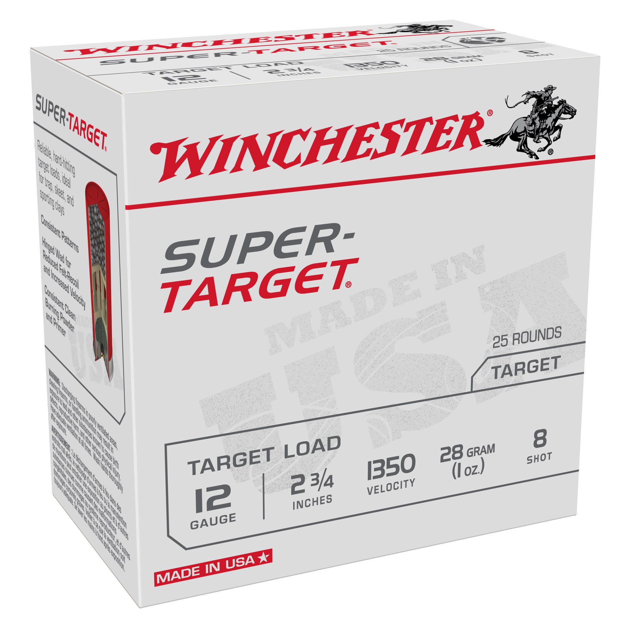 Winchester Super-Target Light Load 12 Gauge 2 3/4'' 1 oz #8 Shot