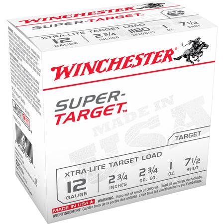 Winchester Super Target X-tra Lite Load 12 Gauge 2.75'' 1 oz #7.5 Shot