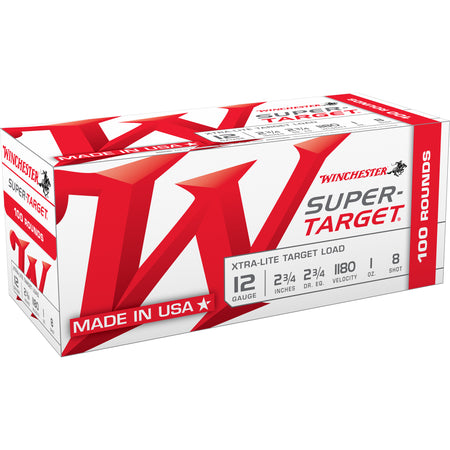 Winchester Super Target Xtra-Lite Load 12 Gauge 2.75'' 1 oz #8 Shot