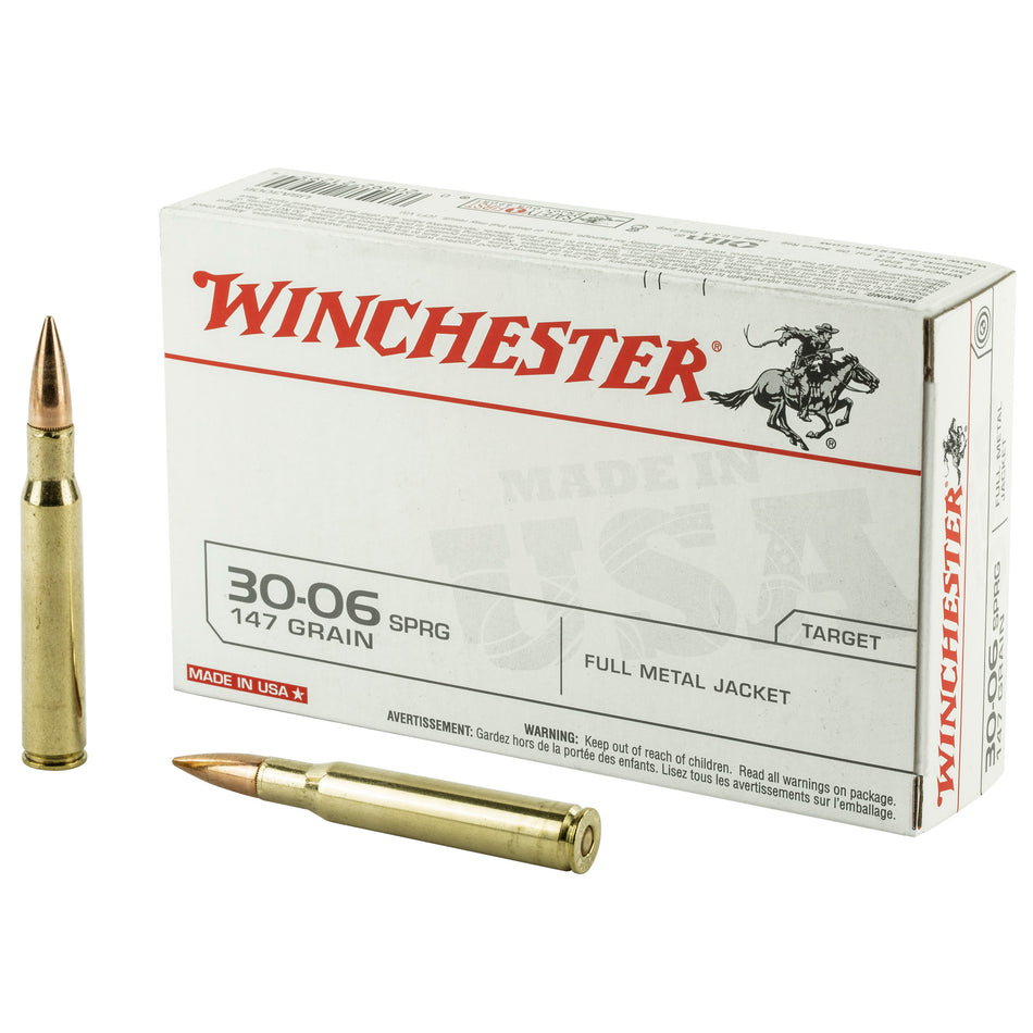 Winchester .30-06 Springfield USA 147gr FMJ Ammo